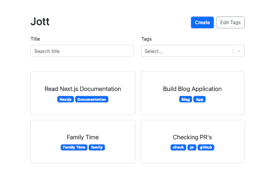 Jott - Note Taking App